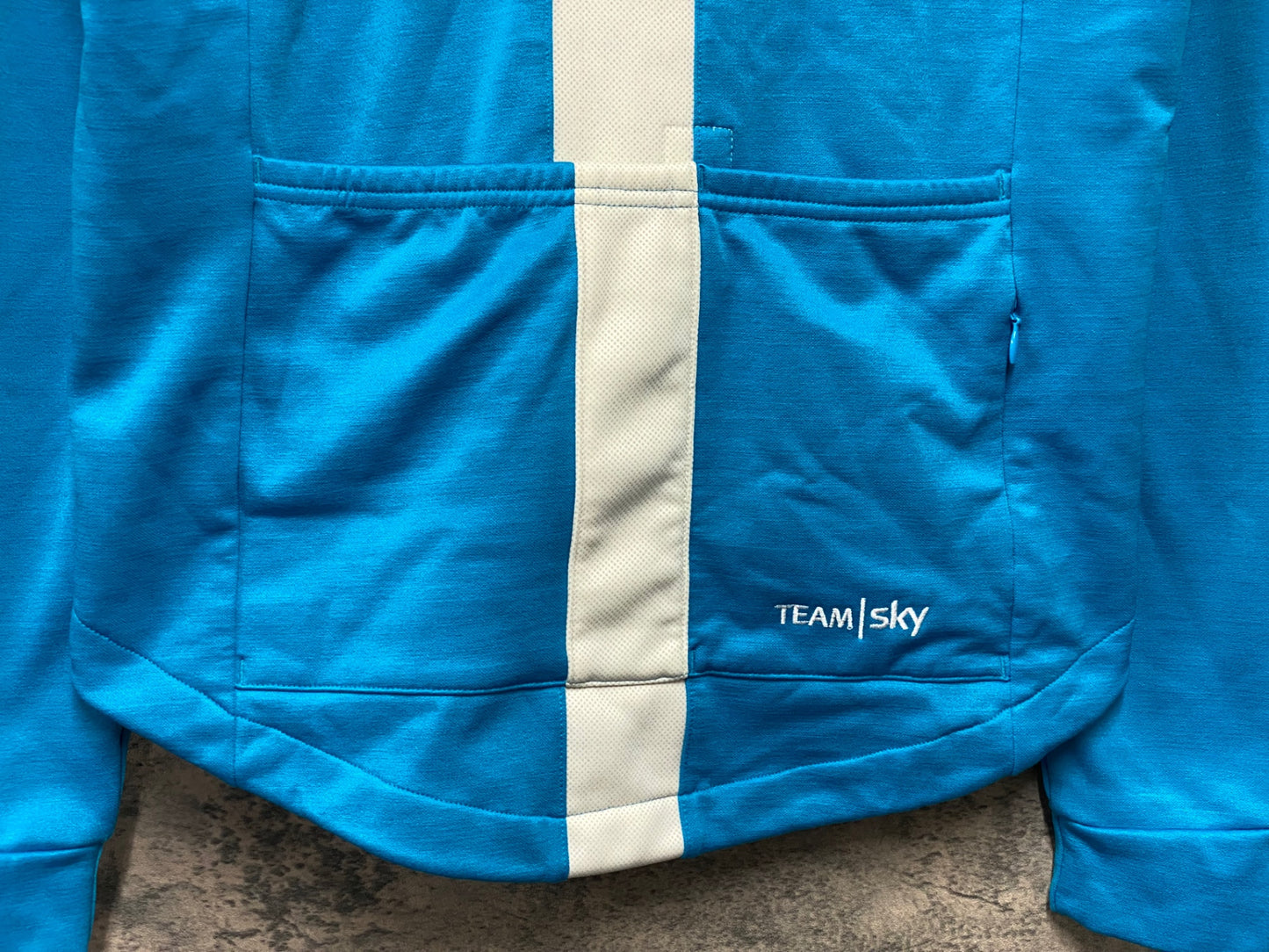 JC824 ラファ Rapha TRAINING WINTER JERSEY 長袖 サイクルジャージ 水色 S 裏起毛 TEAM sky