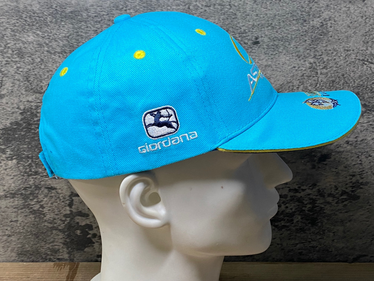 IU458 ジョルダーナ Giordana キャップ 水色 ASTANA PROTEAM