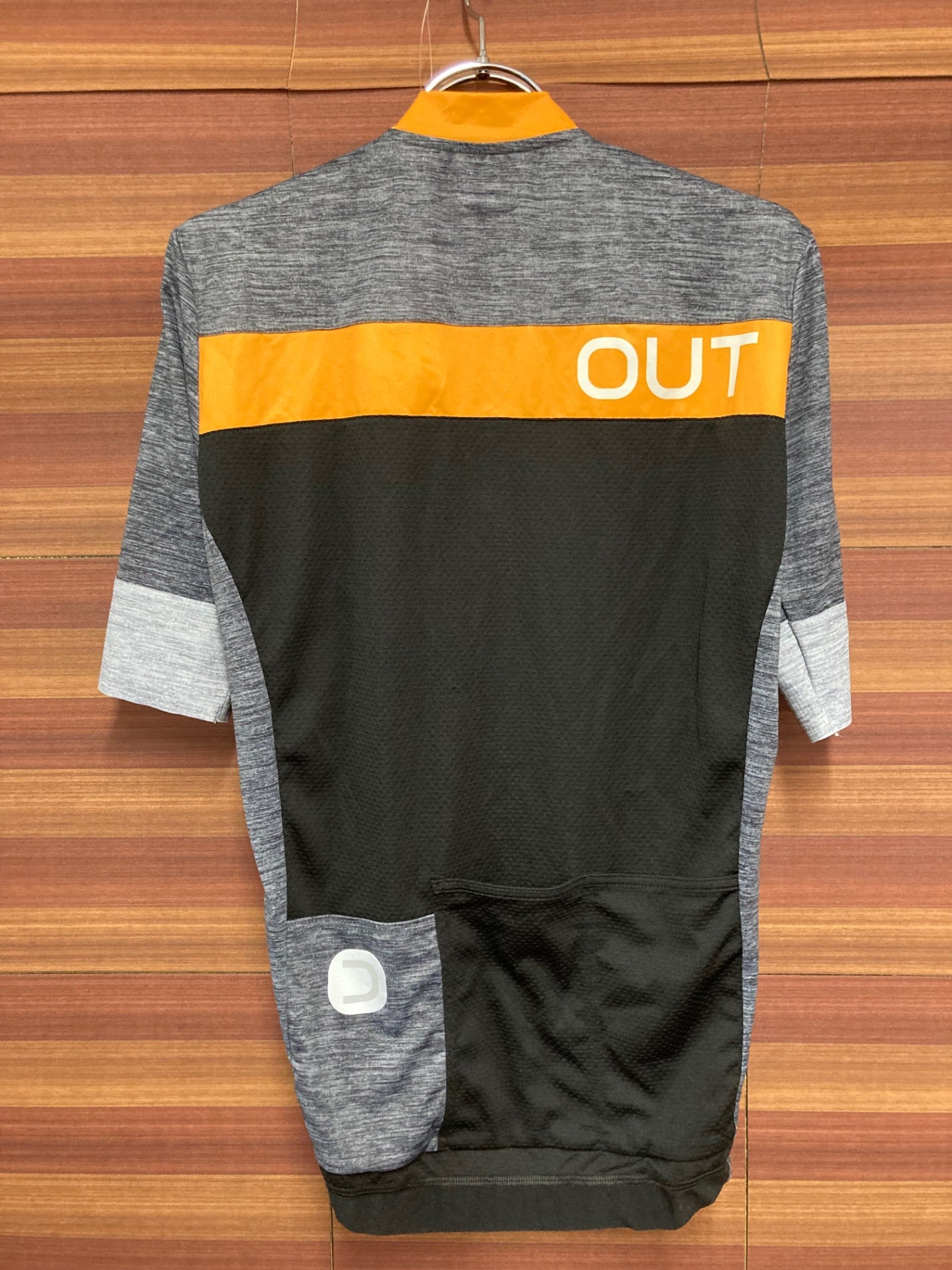 IQ316 ドットアウト DOTOUT Crew Jersey 半袖サイクルジャージ グレー L