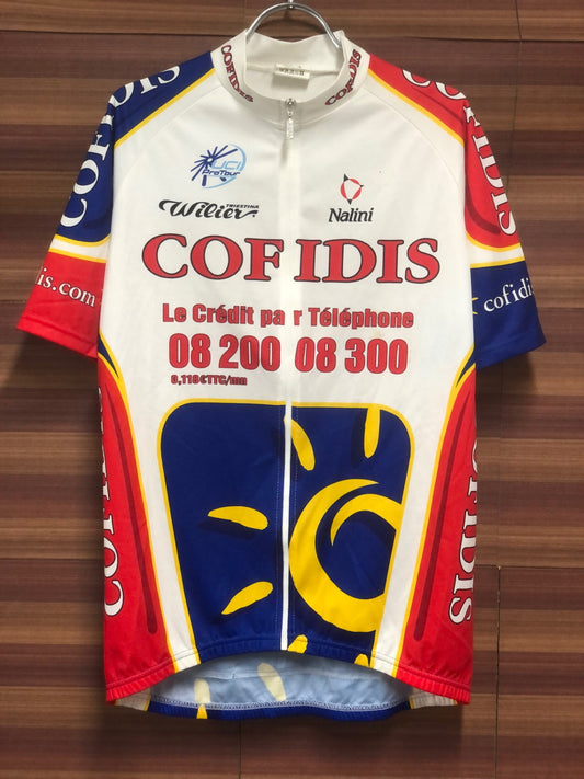 IM713 ナリーニ Nalini 半袖 サイクルジャージ COFIDIS サイズ4 ※汚れあり