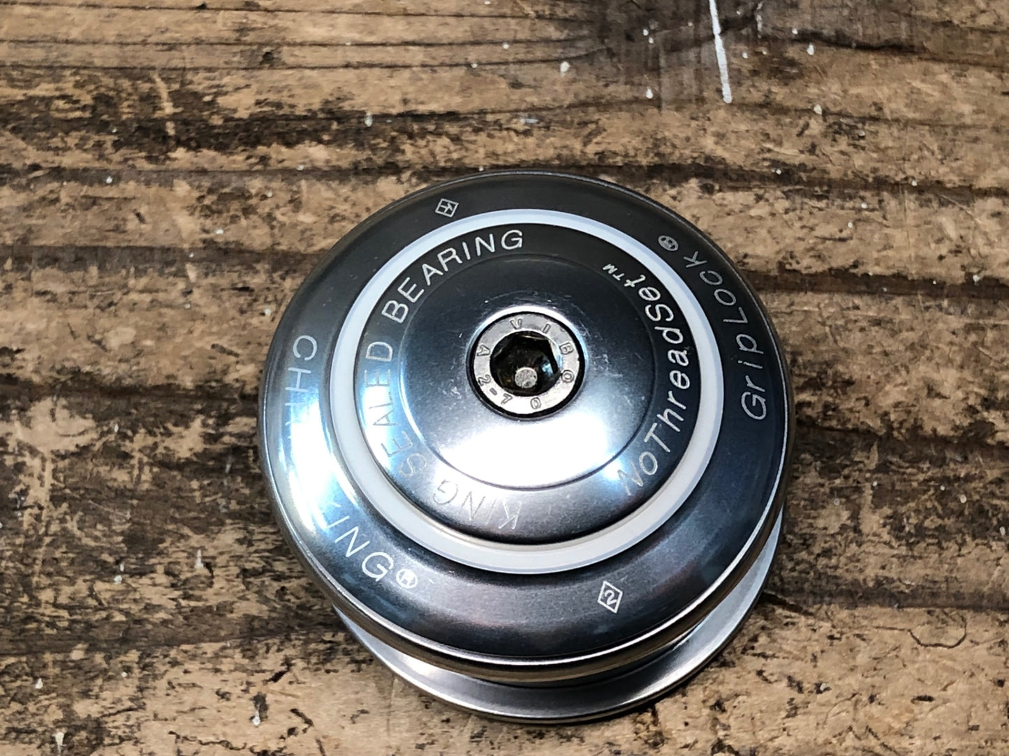 IQ467 クリスキング CHRIS KING 11/8 INSET GEL SILVER ヘッドセット