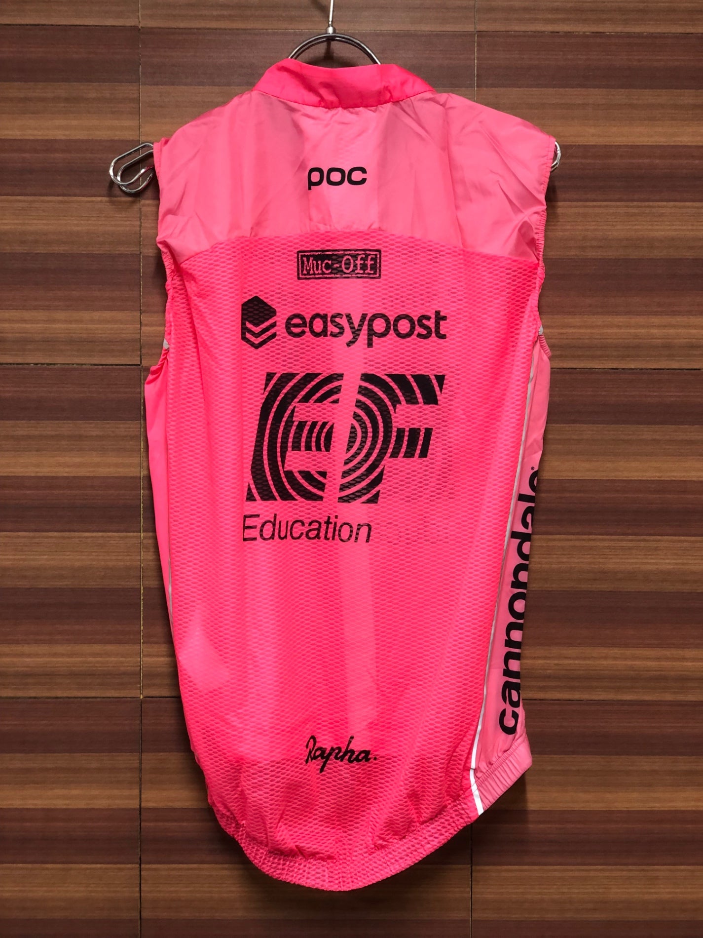 IM079 ラファ Rapha PRO TEAM LIGHTWEIGHT GILET サイクルベスト ジレ ピンク M EF Education easypost