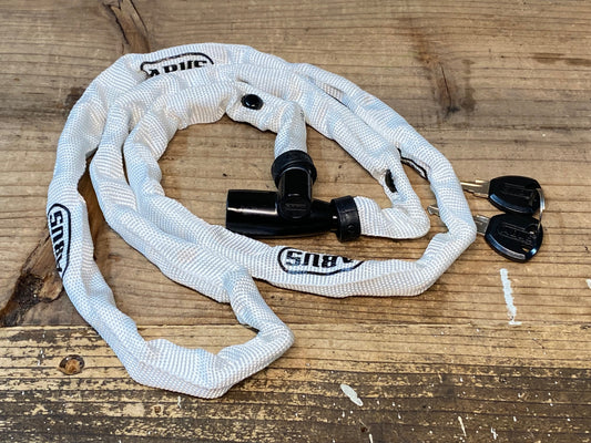 IX235 アブス ABUS D-58292 Wetter チェーンキー 鍵 白