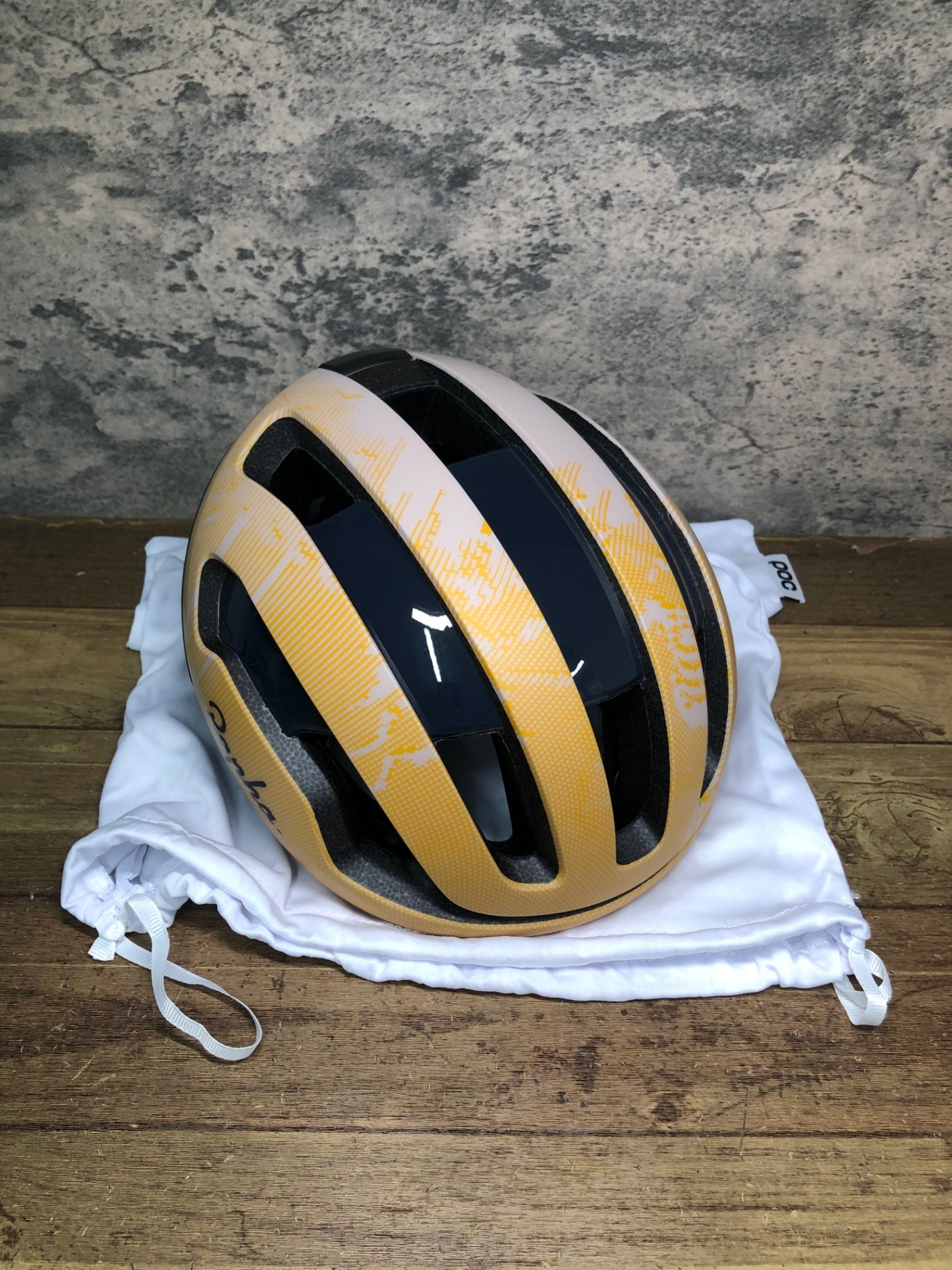 JA866 ポック POC OMNE AIR WF MIPS Rapha ED ヘルメット 総柄 S 55-58cm 2022/6月製造 ※使用期限超過のためジャンク