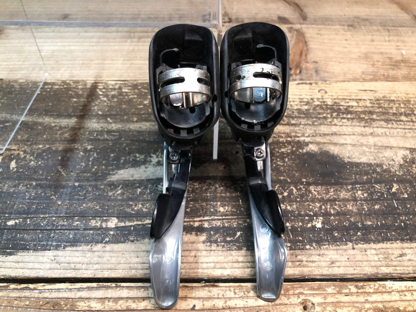 JA295 シマノ SHIMANO アルテグラ ULTEGRA ST-6510 STIレバー 2x9S ※プレート割れ