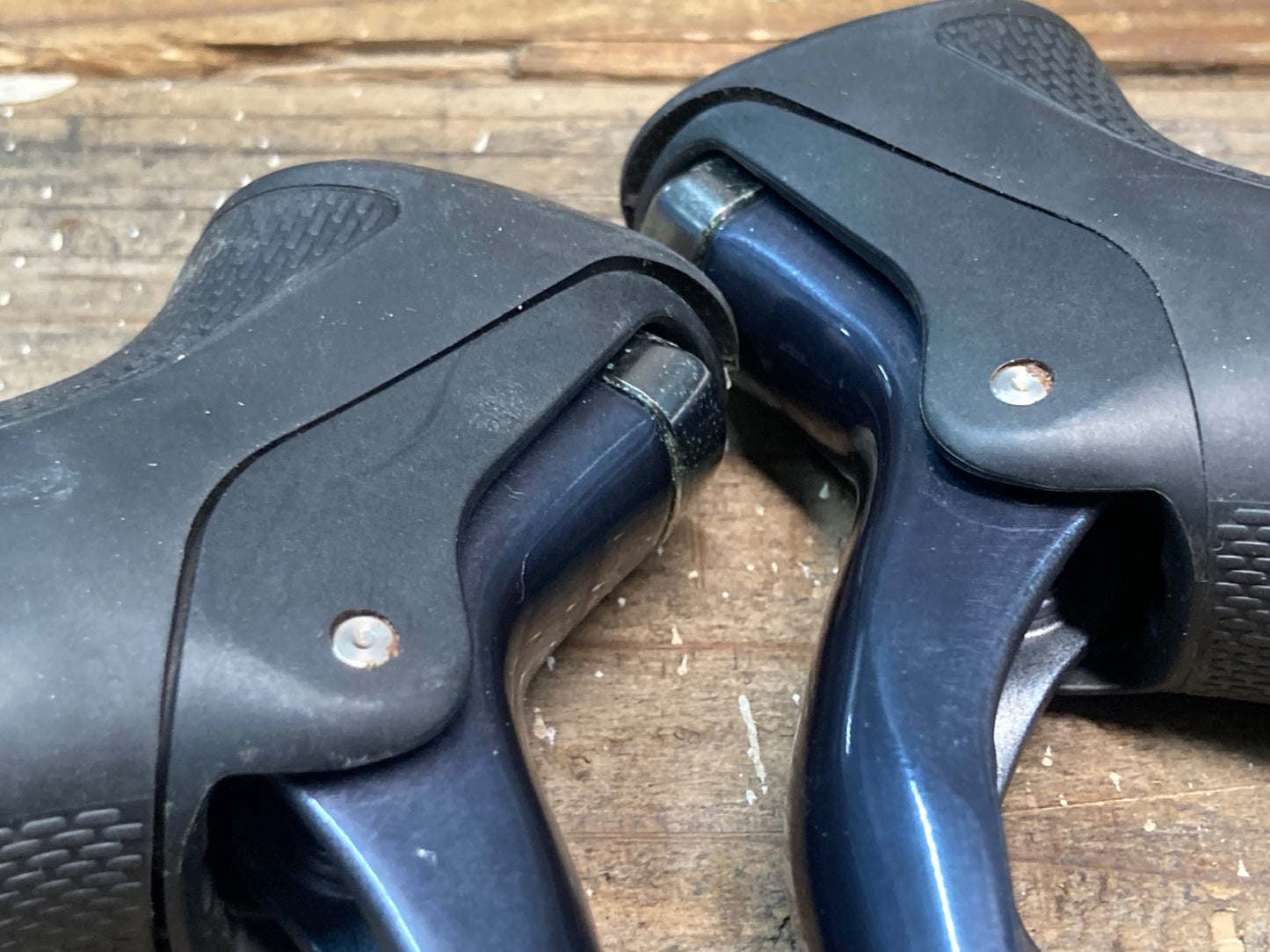 IN128 シマノ SHIMANO アルテグラ ULTGRA ST-6870 DI2 電動 STIレバー 2×11S 左右セット ※左レバーヘッド割れ ジャンク