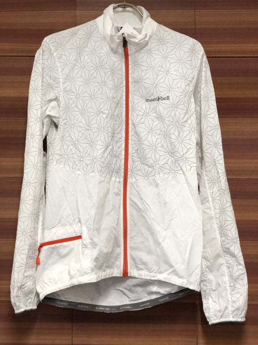 IT617 モンベル mont bell 長袖ウィンドブレーカー 白 S