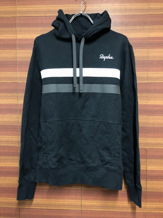 IJ420 ラファ Rapha BREVET HOODIE 長袖 パーカー 黒 S