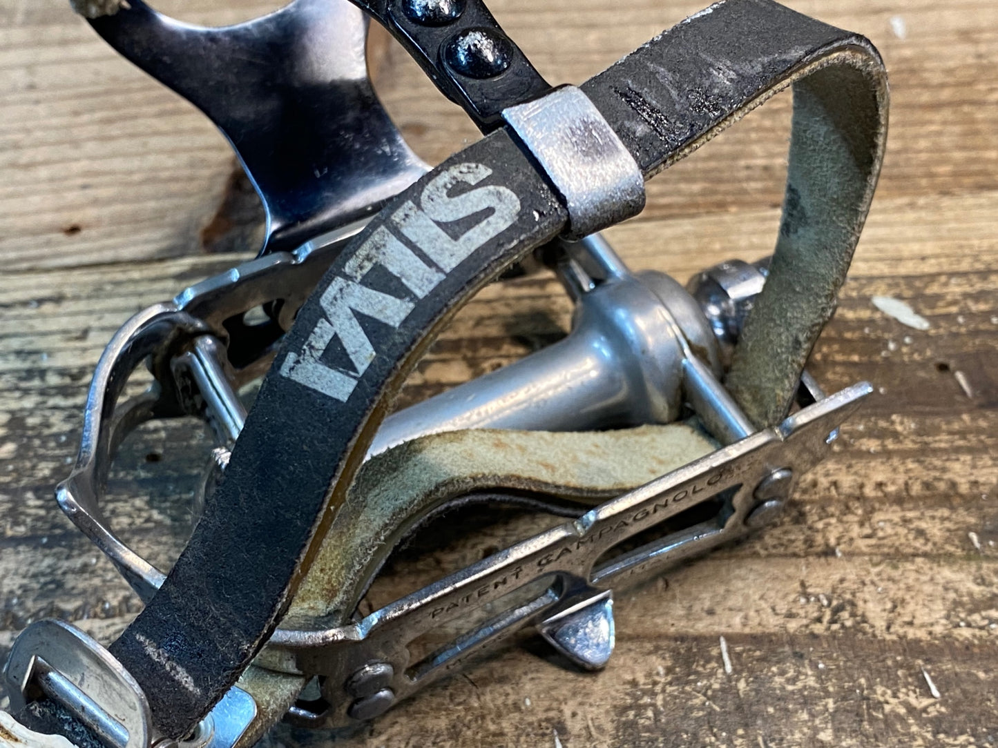 IX256 カンパニョーロ CAMPAGNOLO レコード RECORD フラットペダル ペダルストラップ付属