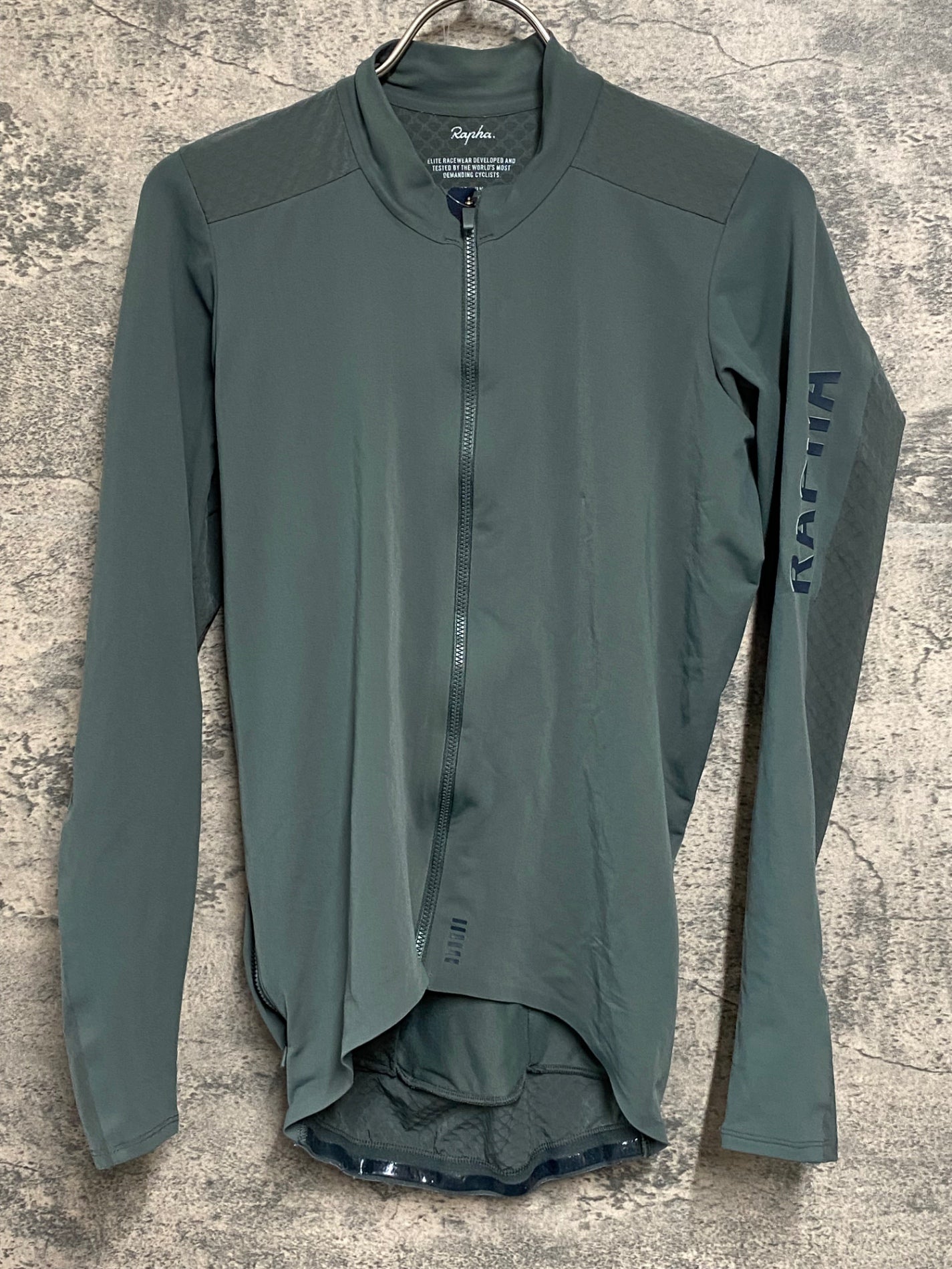 JC610 ラファ Rapha PRO TEAM LONG SLEEVE AERO JERSEY 長袖 サイクルジャージ カーキ M