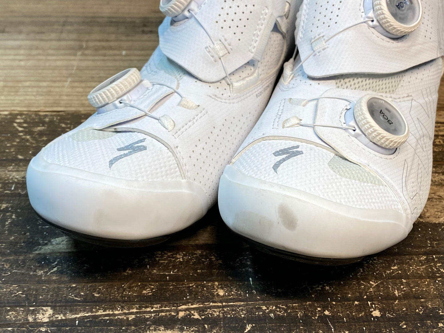 IY422 スペシャライズド SPECIALIZED エスワークス S-WORKS ARES ビンディングシューズ 白 EU 40