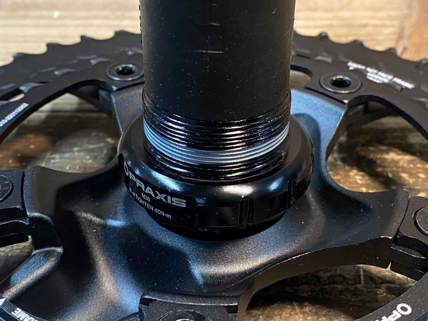 IU921 プラクシスワークス PRAXIS WORKS ALBA クランクセット 50/34T 165mm M30