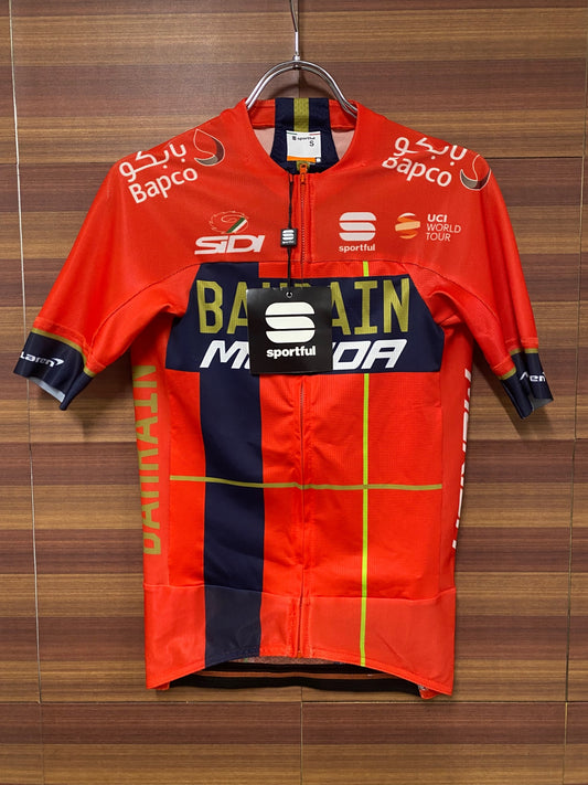 IQ250 スポーツフル sportful 半袖 サイクルジャージ 赤 S BAHRAIN MERIDA チームレプリカ