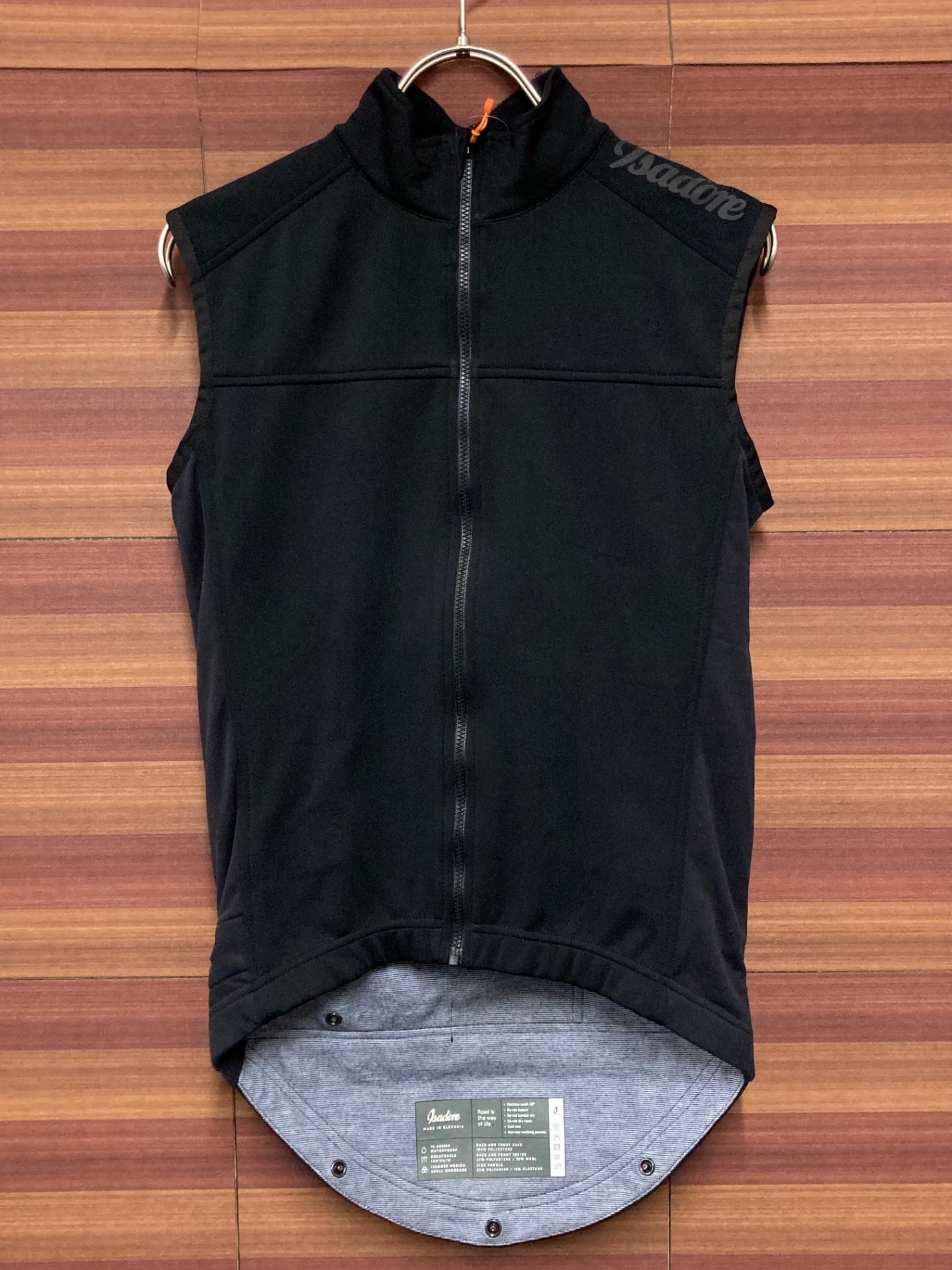 IQ720 イザドア Isadore OSRAM Signature Winter Softshell Vest ジレ サイクルベスト 黒 XS 点灯確認済