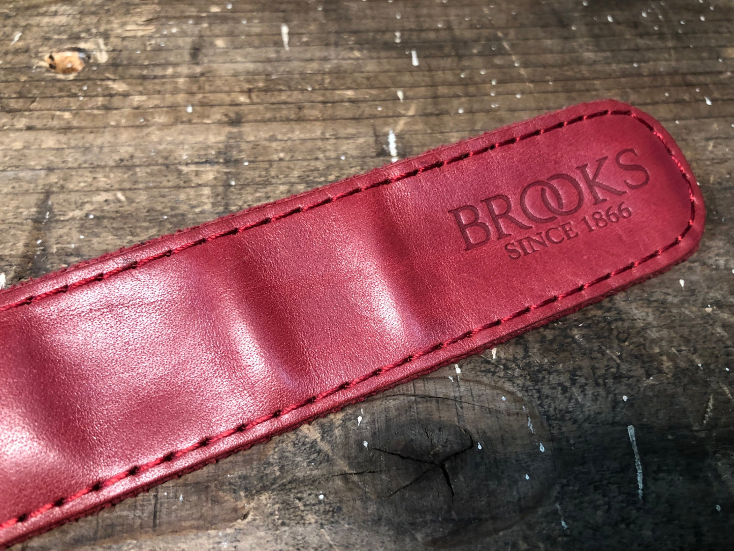 IR040 ブルックス BROOKS TROUSER STRAP アンクルバンド 赤