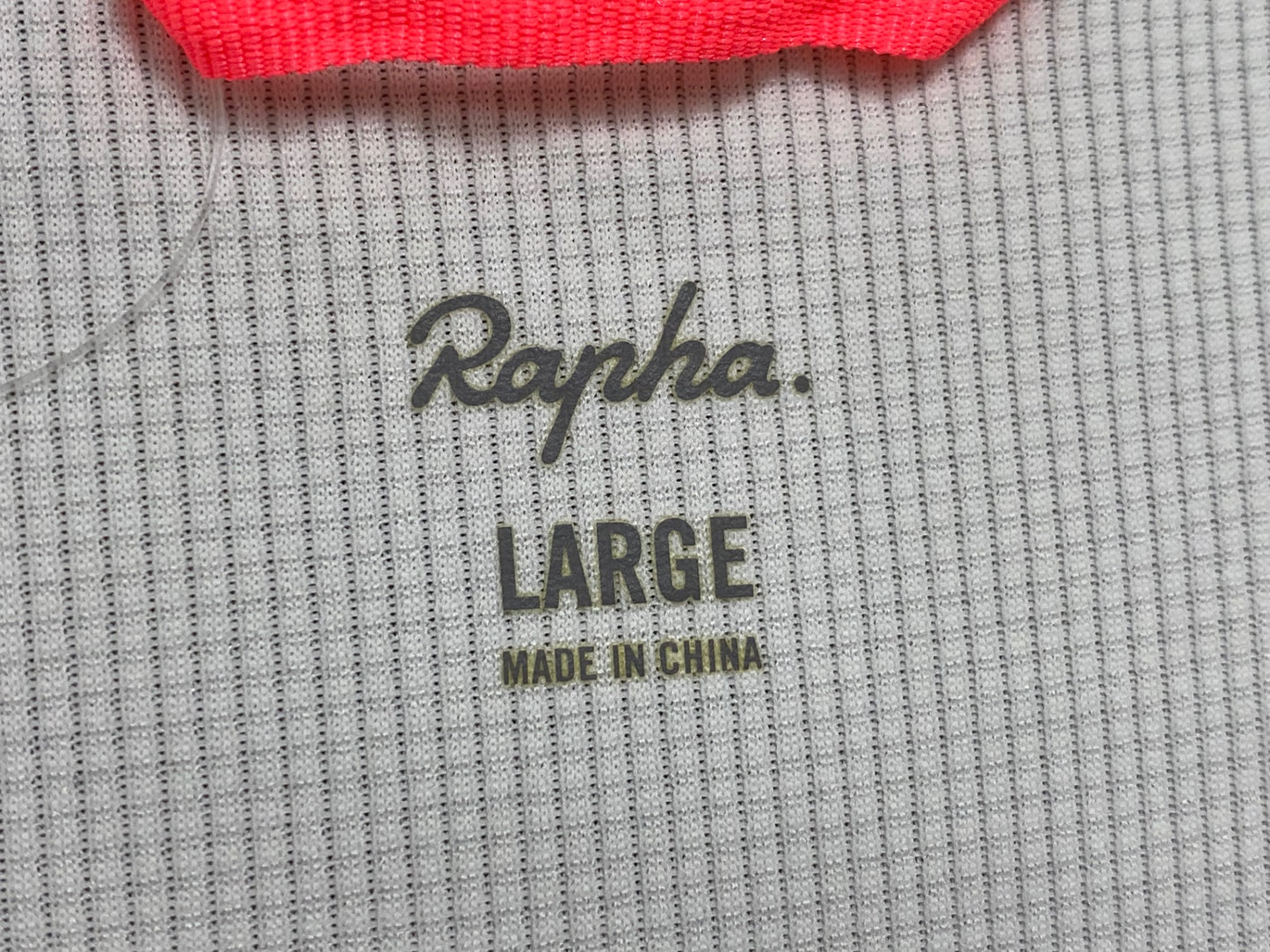 JB052 ラファ Rapha BREVET LIGHTWEIGHT JERSEY 半袖 サイクルジャージ 白 L