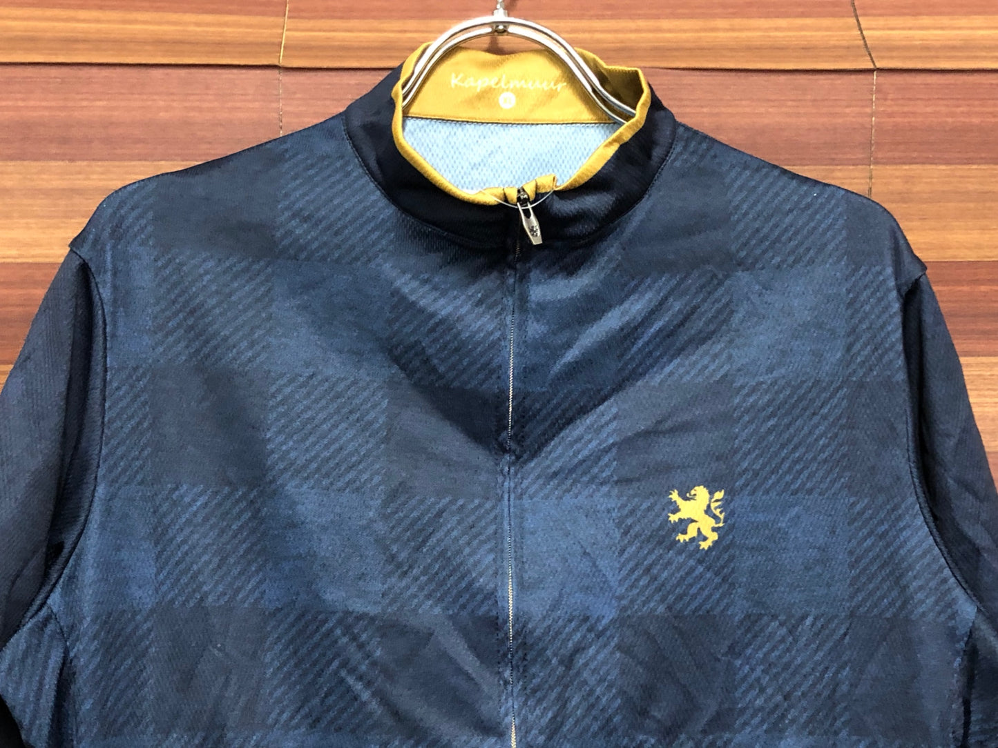 IQ840 カペルミュール KAPELMUU 半袖 サイクルジャージ 紺 XL