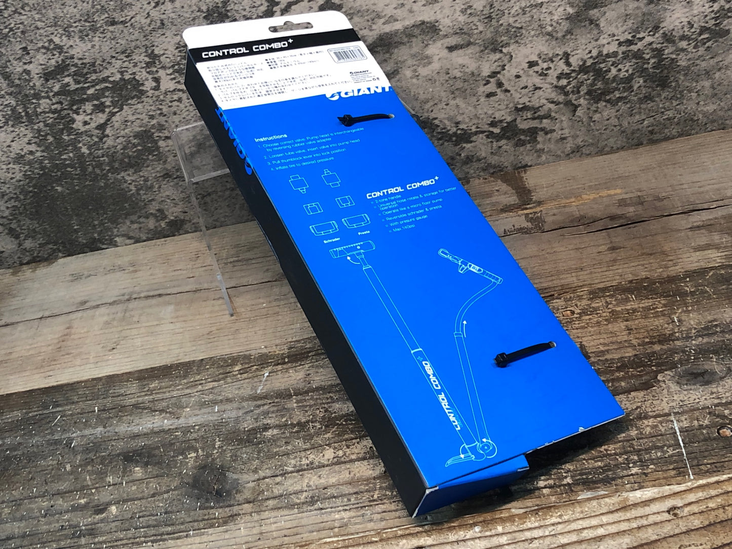 IW023 ジャイアント GIANT CONTROL COMBO+ 携帯ポンプ 空気入れ