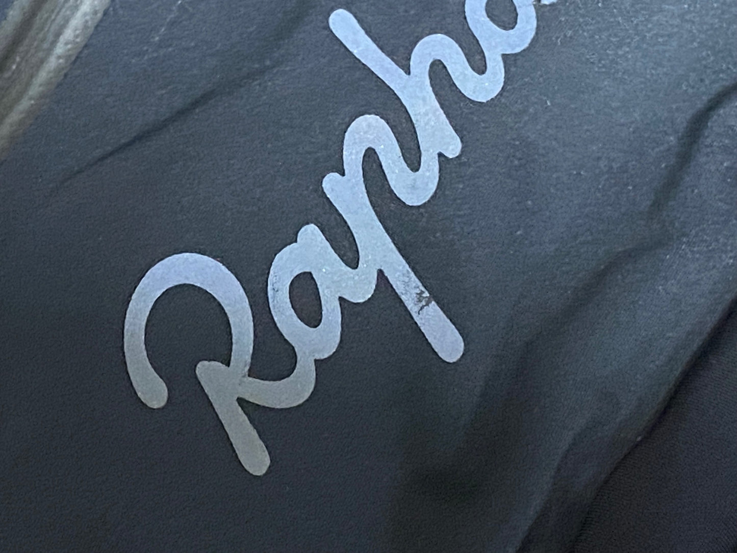 JB672 ラファ Rapha CARGO WINTER TIGHTS WITH PAD カーゴ ビブタイツ 黒 XL 裏起毛 ※パッド擦れ, レフ傷み