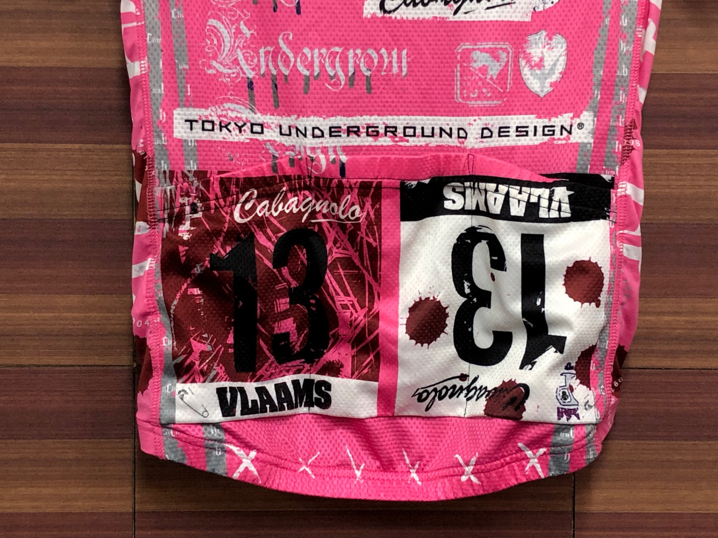 IS107 パンダーニ Pandani 半袖 サイクルジャージ ピンク XS