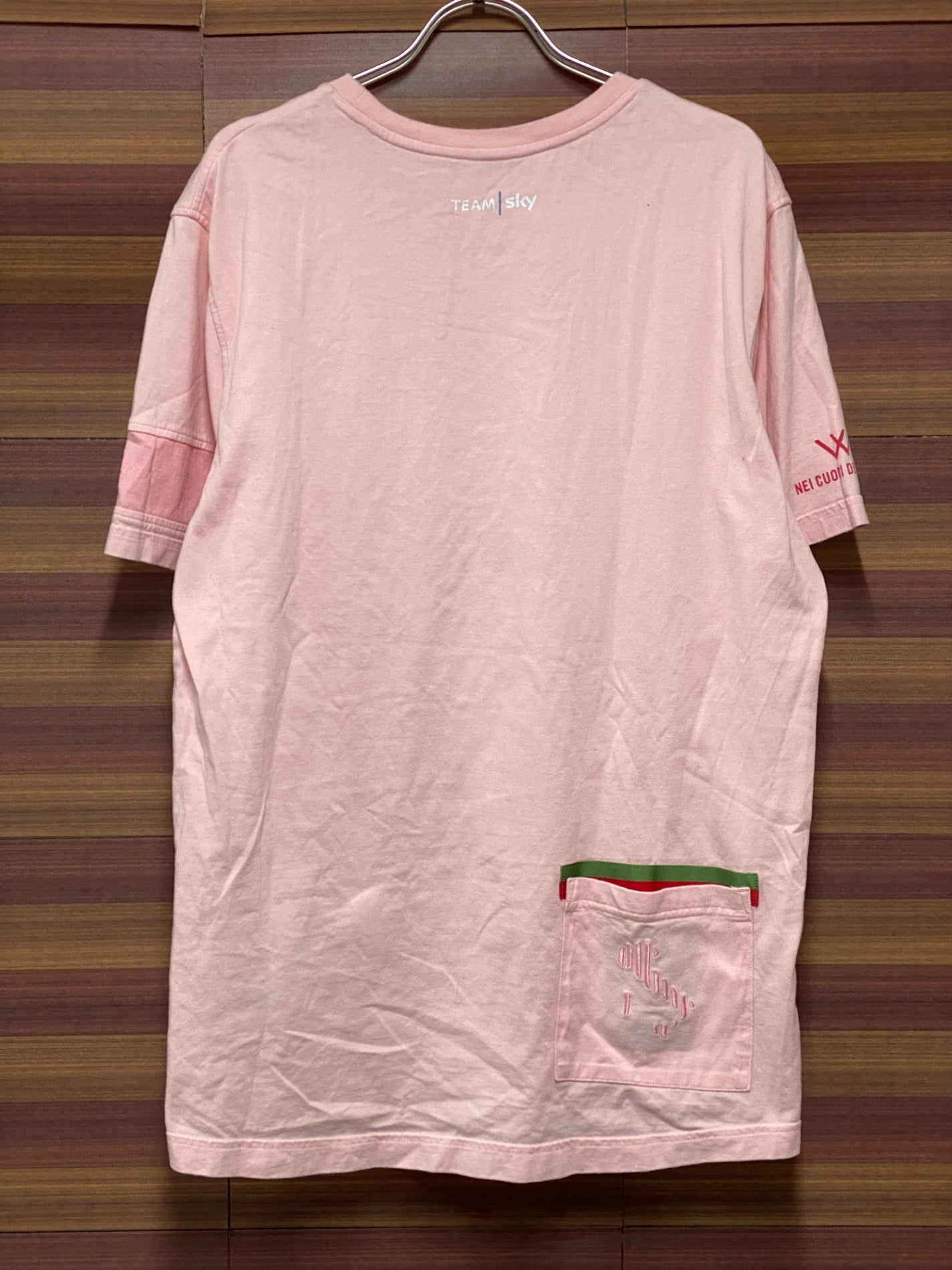 IV390 ラファ Rapha 半袖 Tシャツ ピンク TEAM Sky