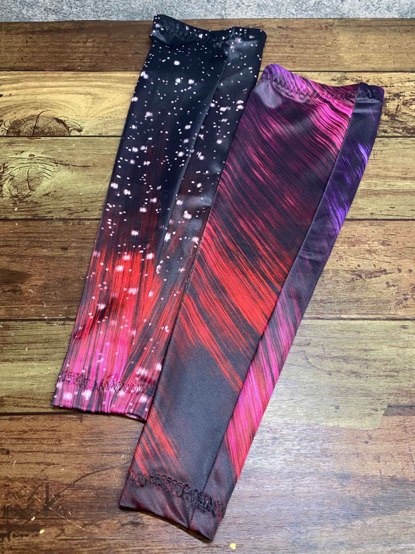 IV889 ジャイアント GIANT Liv ZORYA アームカバー 黒赤 M