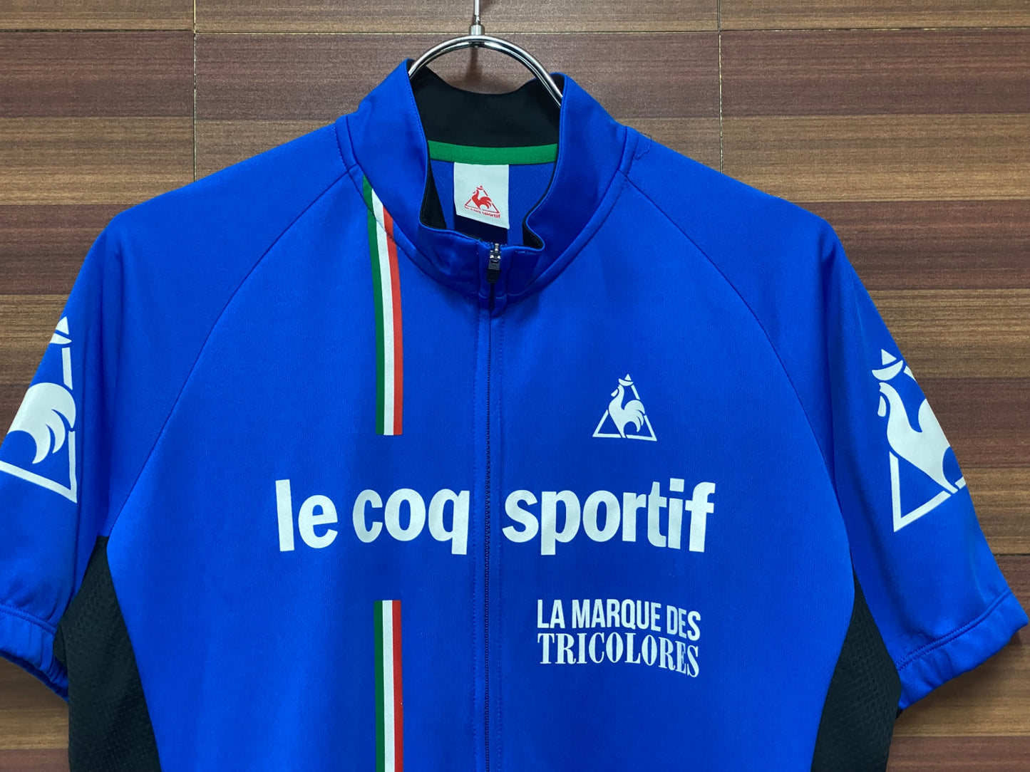 IH988 ルコックスポルティフ Lecoq sportif 半袖 サイクルジャージ O 青