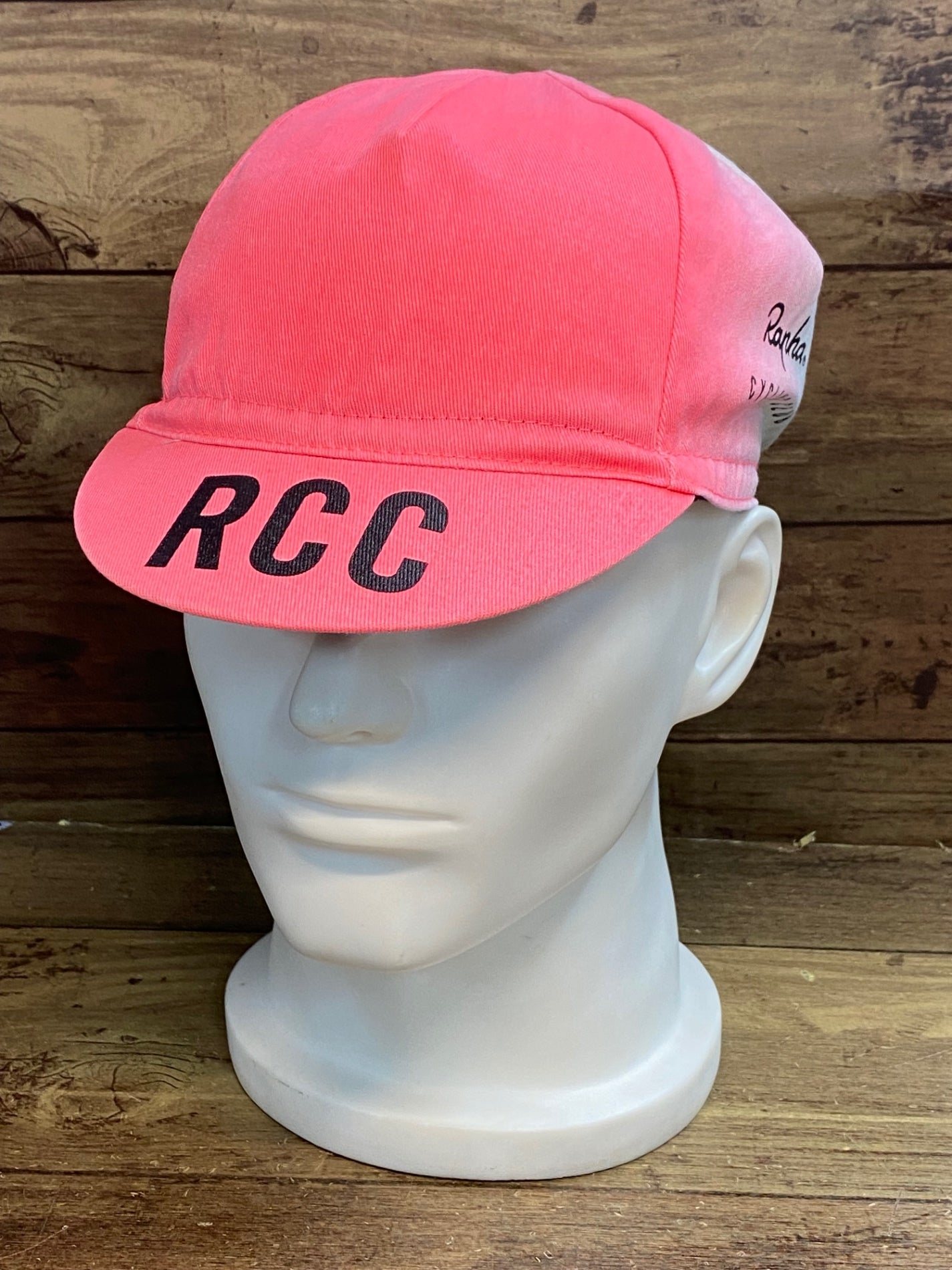 II641 ラファ Rapha RCC MEMBERSHIP CAP サイクルキャップ ピンク グレー ワンサイズ