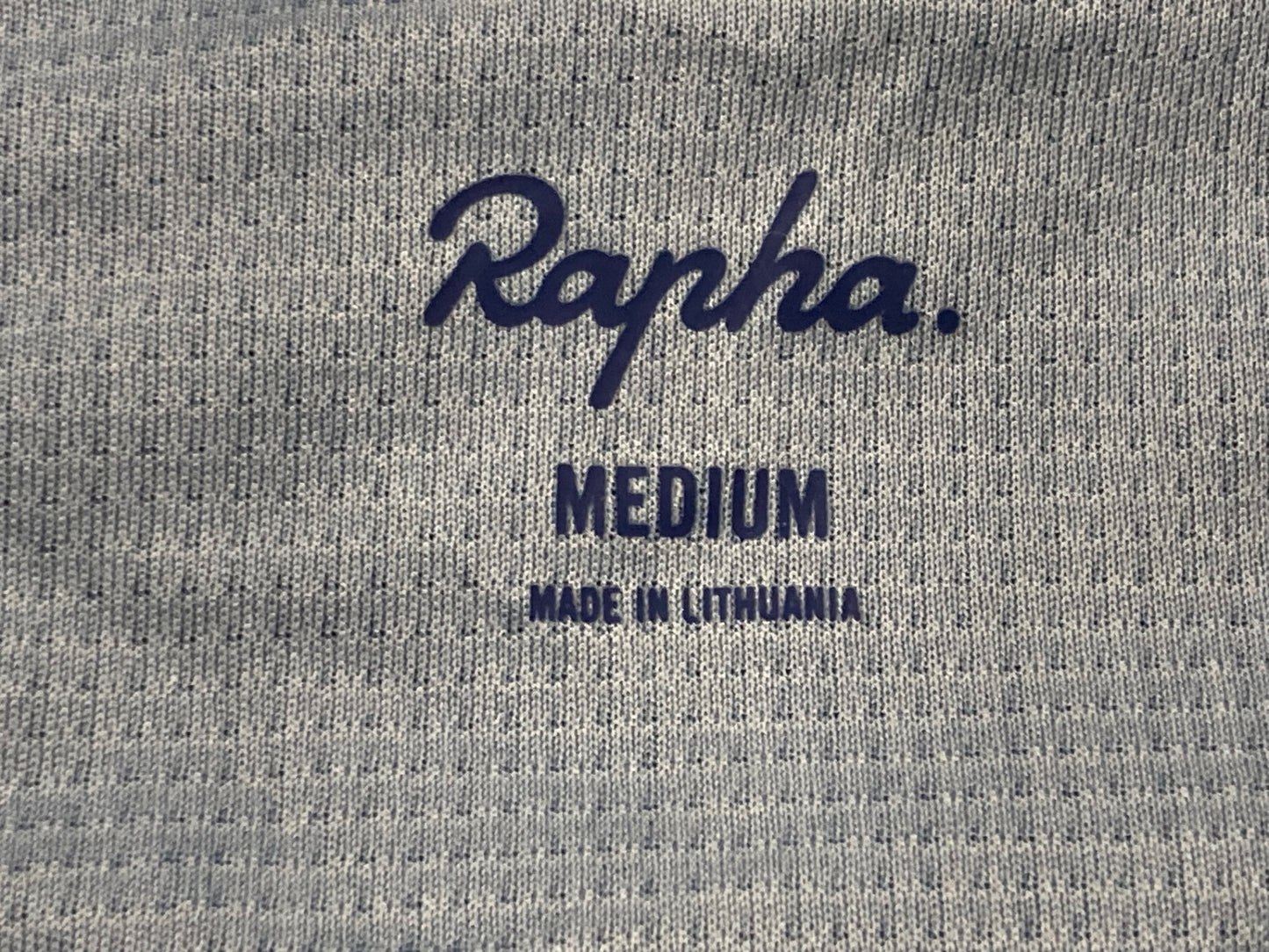IW765 ラファ Rapha SUPER LIGHTWEIGHT JERSEY 半袖 サイクルジャージ ネイビー 白 M ※汚れ