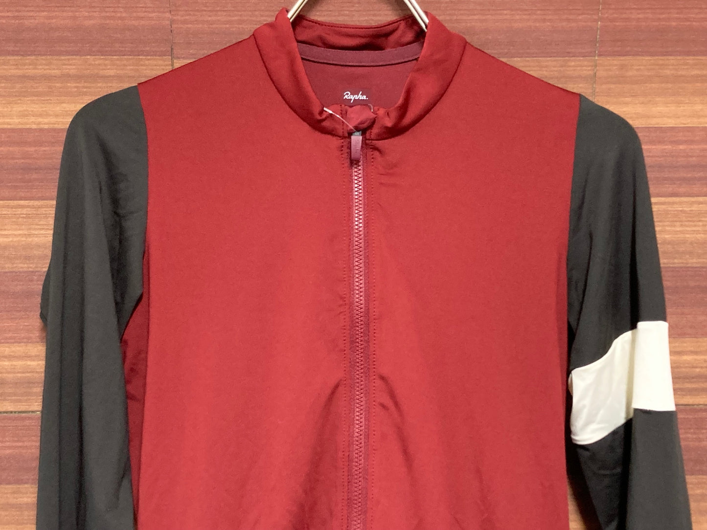 IQ759 ラファ Rapha PRO TEAM LONG SLEEVE TRAINING JERSEY 長袖 サイクルジャージ 赤 S