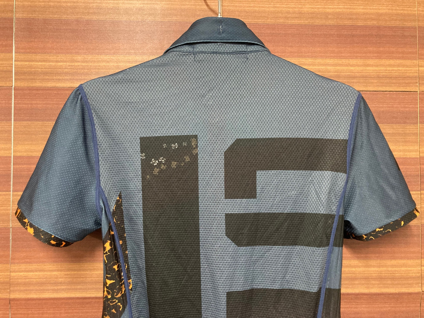 IM298 パンダーニ Pandani 半袖 サイクルジャージ 襟付き ネイビー S