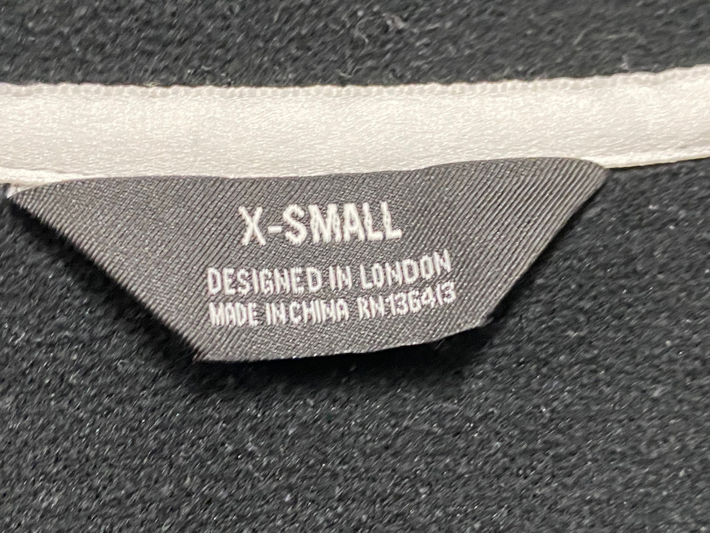 JC652 ラファ Rapha WINTER JERSEY 長袖 サイクルジャージ 黒 XS 裏起毛 ※スレ