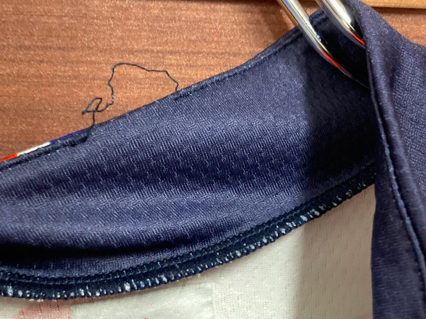 IP088 ルコックスポルティフ le coq sportif 半袖 サイクルジャージ 白 赤 L 宇都宮ブリッツェン