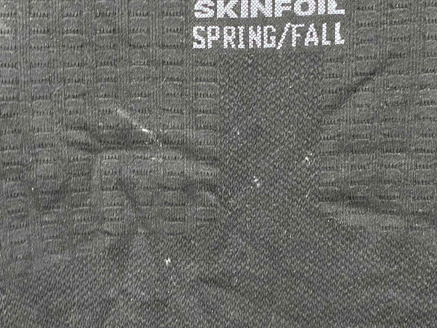 JB289 アソス assos SKINFOIL 2.4 半袖 ベースレイヤー 黒 SIZE1 SPRING/FALL