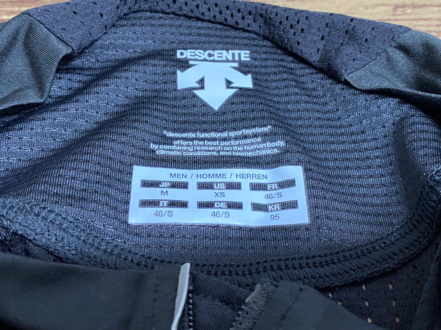 JC356 デサント DESCENTE 半袖 サイクルジャージ 黒 M