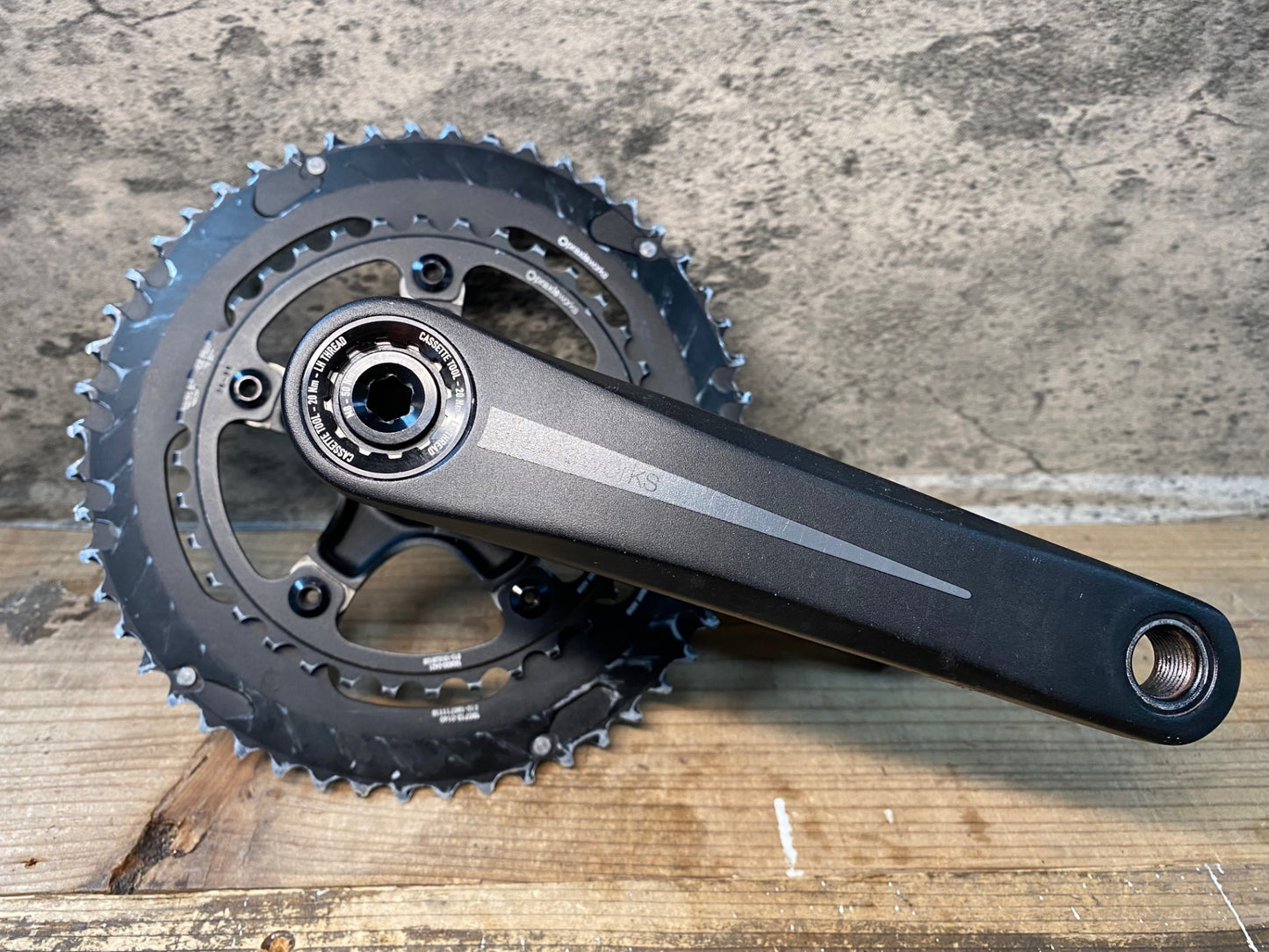 IQ997 プラクシスワークス Praxis Works ザヤンテ ZAYANTE M30 クランクセット 165mm 52/36T 黒