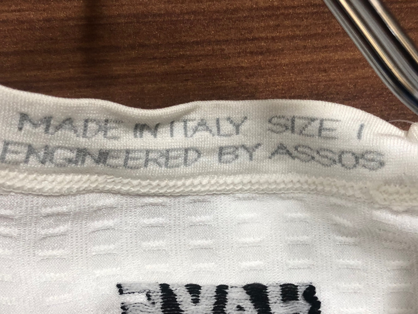 IO165 アソス assos 半袖 ベースレイヤー 白 SIZE1 CLIMARANGE 2/7 SUMMER