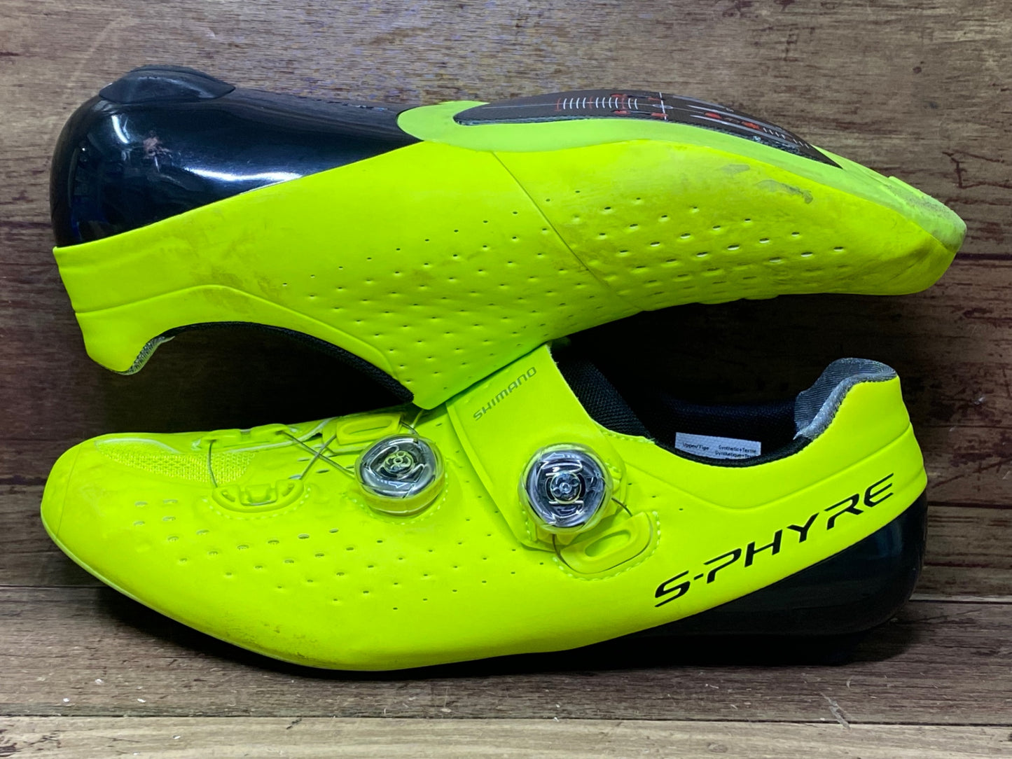 IK315 シマノ SHIMANO SH-RC900 ビンディングシューズ EU42.5 ワイド イエロー