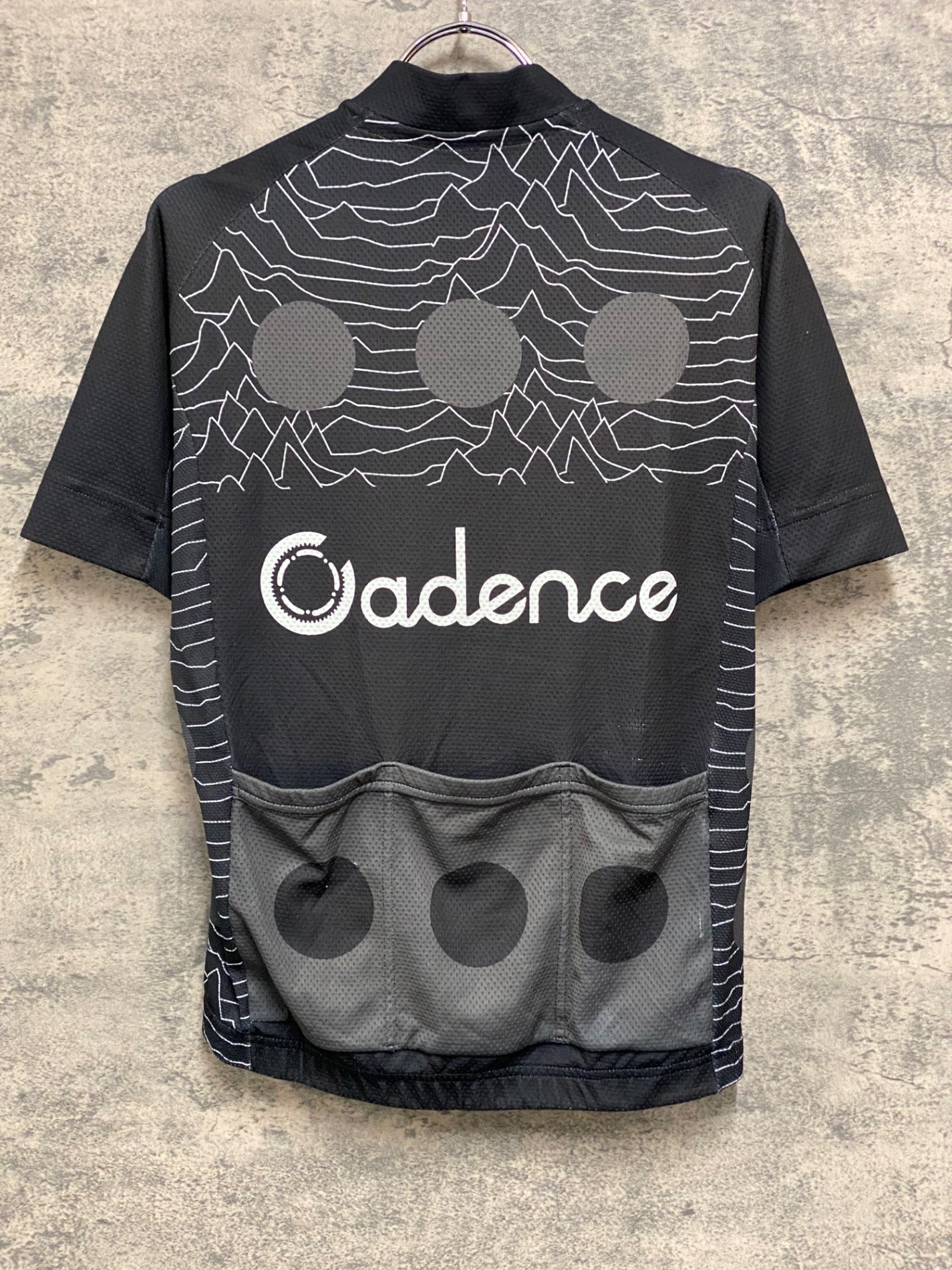 JB391 ケイデンス Cadence 半袖 サイクルジャージ 黒 S