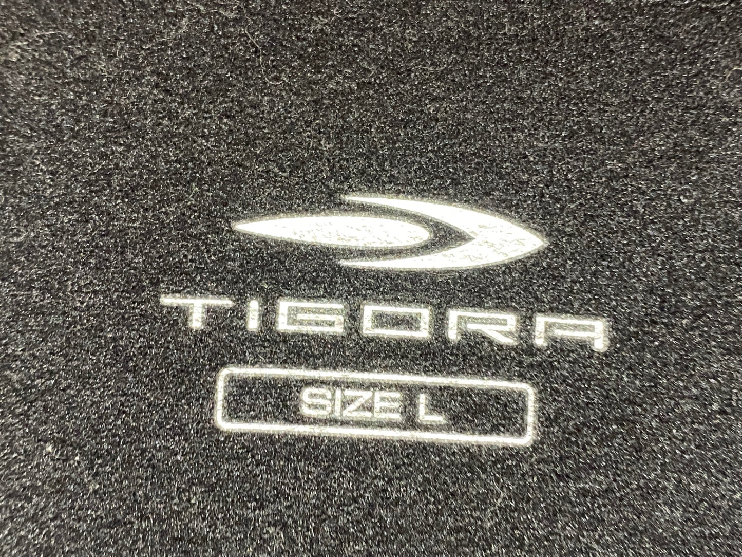 IY812 ティゴラ TIGORA 長袖サイクルジャージ 黒 L 裏起毛