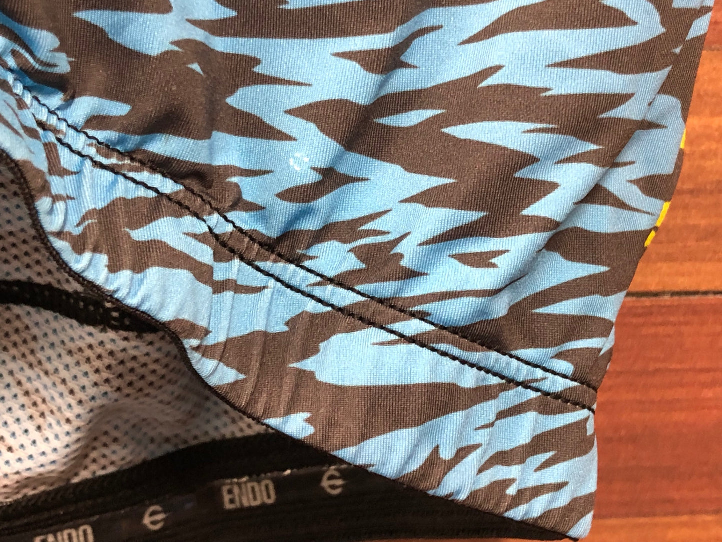 IM743 ENDO CUSTOMS 半袖 サイクルジャージ XS ゼブラ柄