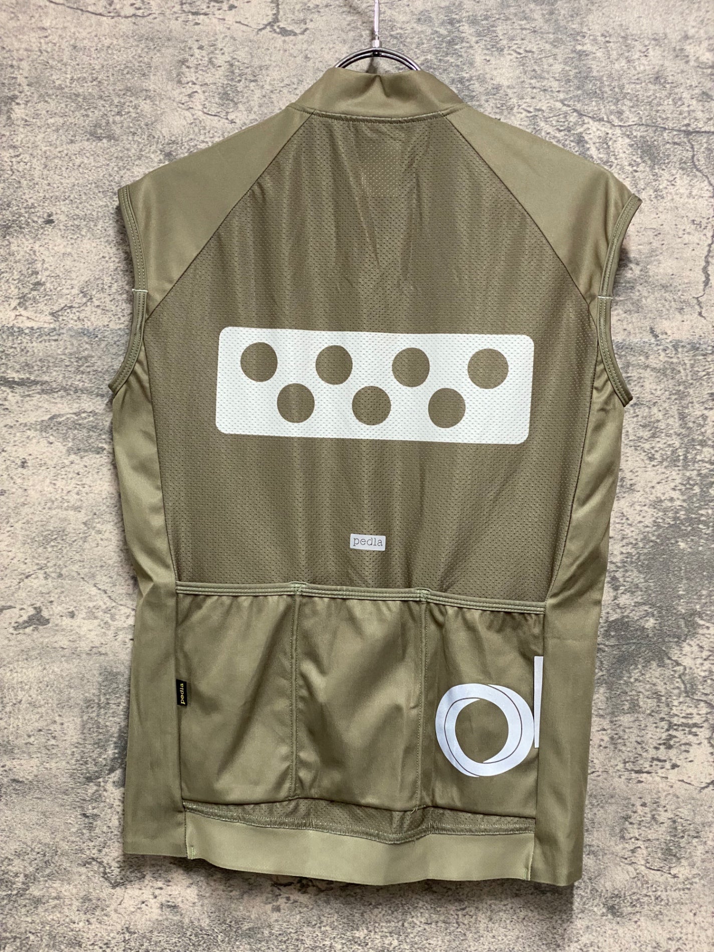 JB494 ペドラ Pedla サイクルベスト ジレ カーキ XS