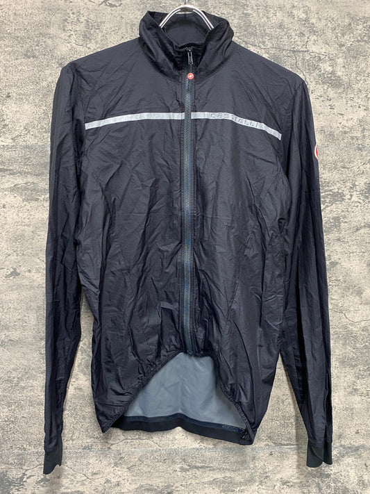 IY683 カステリ CASTELLI 長袖 ウィンドブレーカー サイズ不明 黒