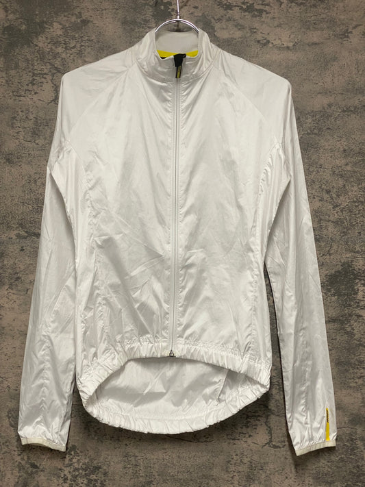 IV536 マヴィック MAVIC 長袖 ウインドブレイカー 白 XS