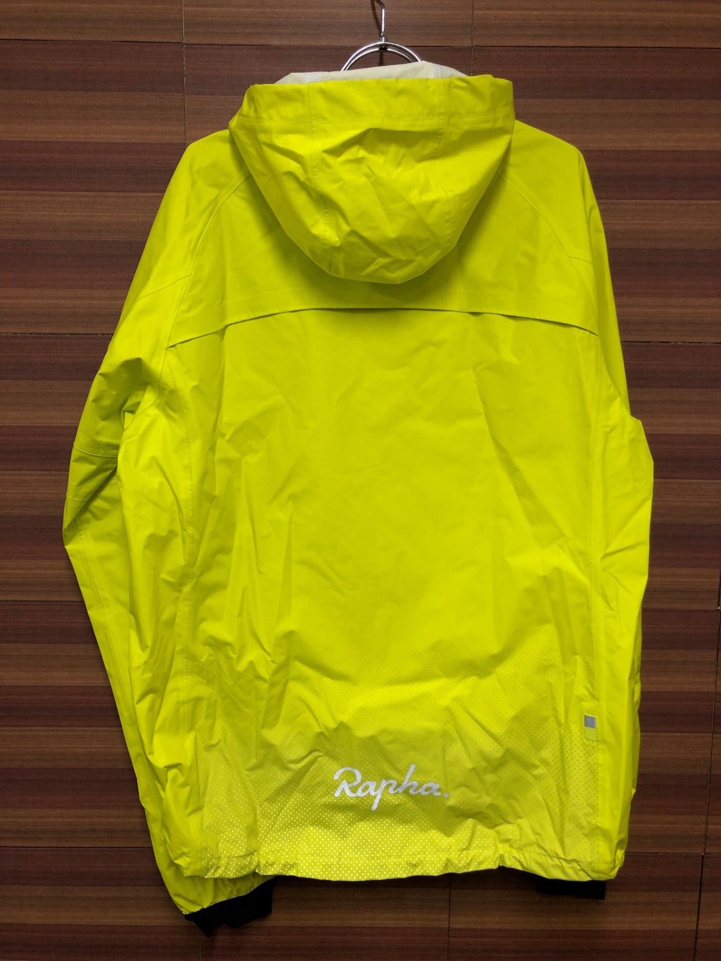 IN274 ラファ RAPHA HOODED COMMUTER JACKET サイクルジャケット 黄緑 XLサイズ