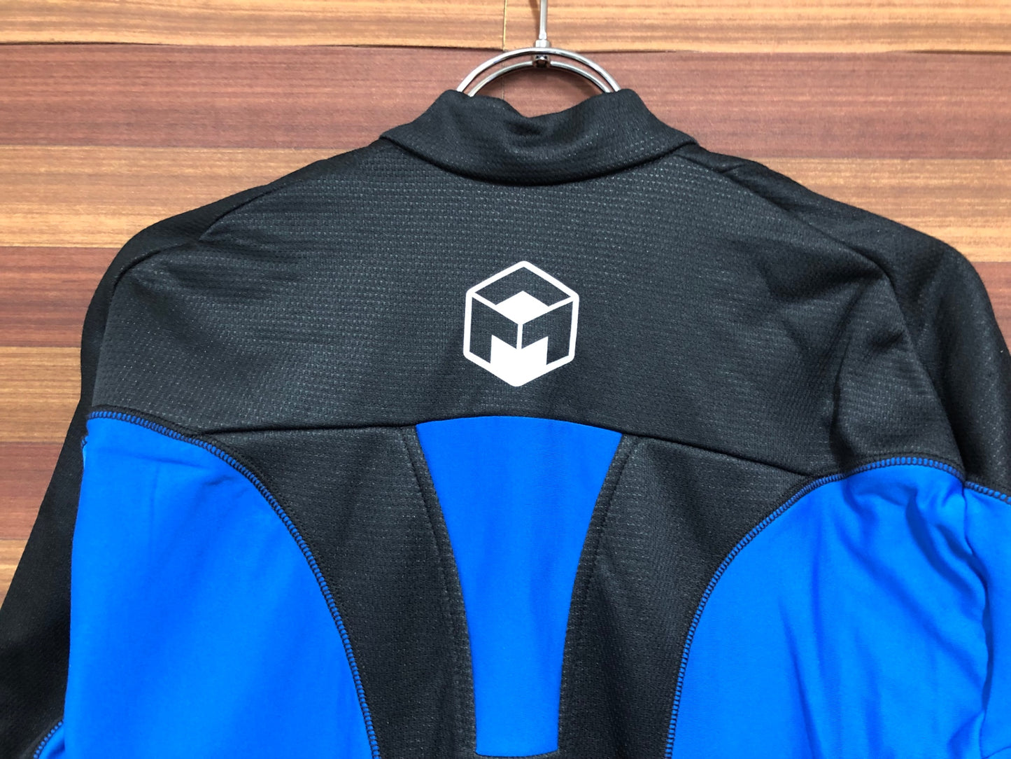 IQ315 シマノ SHIMANO ACCU-3D 長袖サイクルジャージ 黒青 L