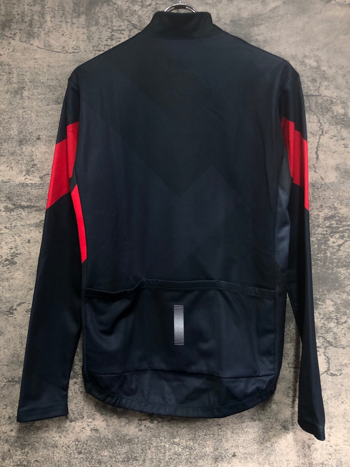 IX181 シマノ SHIMANO 長袖 サイクルジャージ 紺 赤 L 裏起毛