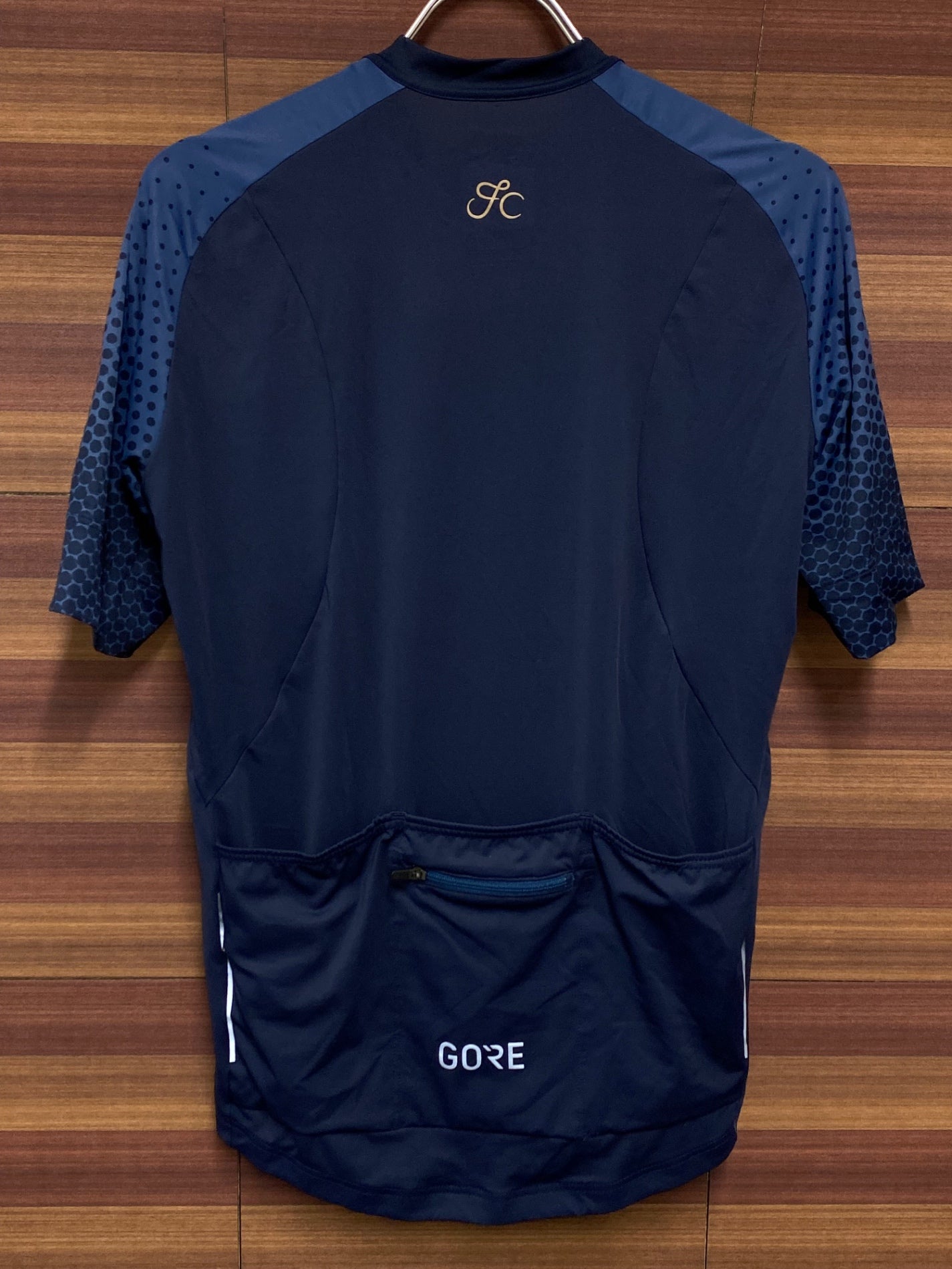 IN389 ゴアバイクウェア GORE BIKE WEAR 半袖サイクルジャージ 紺 ASIA L FABIAN CANCELLARA