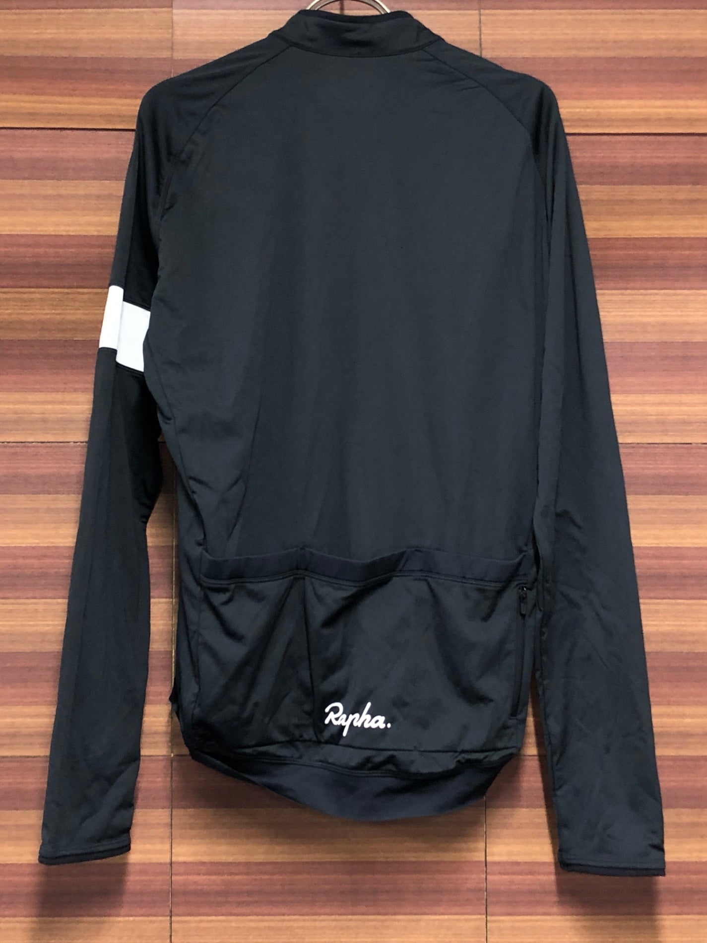 IT553 ラファ Rapha CORE LONG SLEEVE JERSEY 長袖サイクルジャージ 黒 L 裏起毛