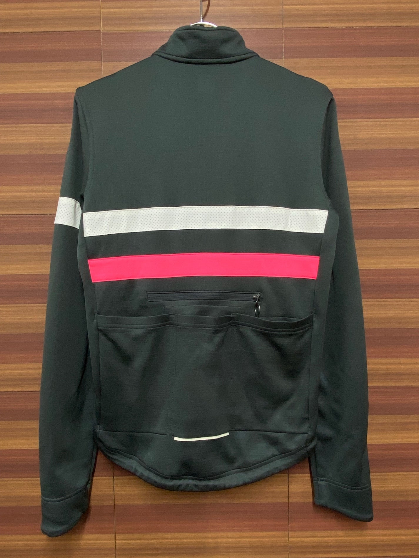 II058 ラファ Rapha BREVET JERSEY 長袖 サイクルジャージ グレー S